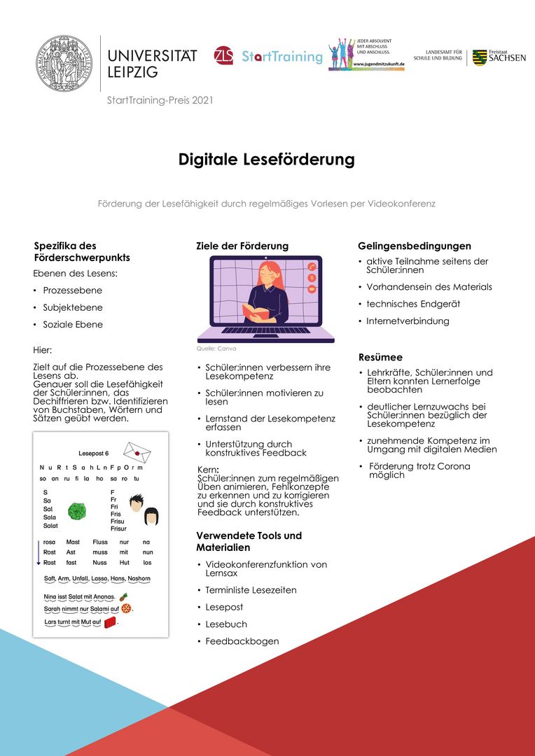 Universität Leipzig: StartTraining-Preis